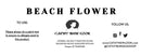 Beach Flower Inspired Scent Perfume Oil Green Jasmine Magnolia Amber Musk Cathy Burgess Shop