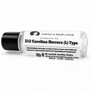 212 Carolina Herrera (L) Type body oil fragrance bottle by Cathy’s New Look, white label with black text and black cap