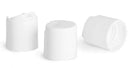 Bottle caps, set of 3 white plastic caps for bottling.