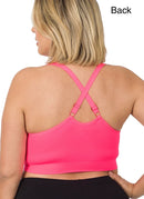 Zenana  CLASSIC BRA WITH ADJUSTABLE STRAPS